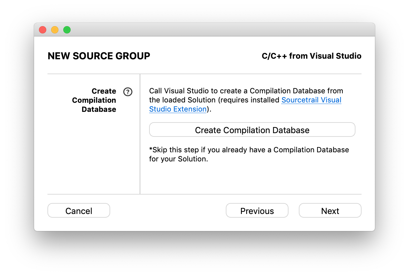 Project Setup Wizard Visual Studio