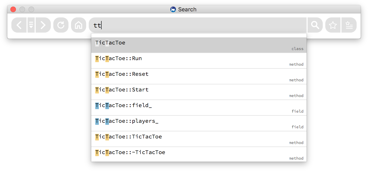 Search View Completion