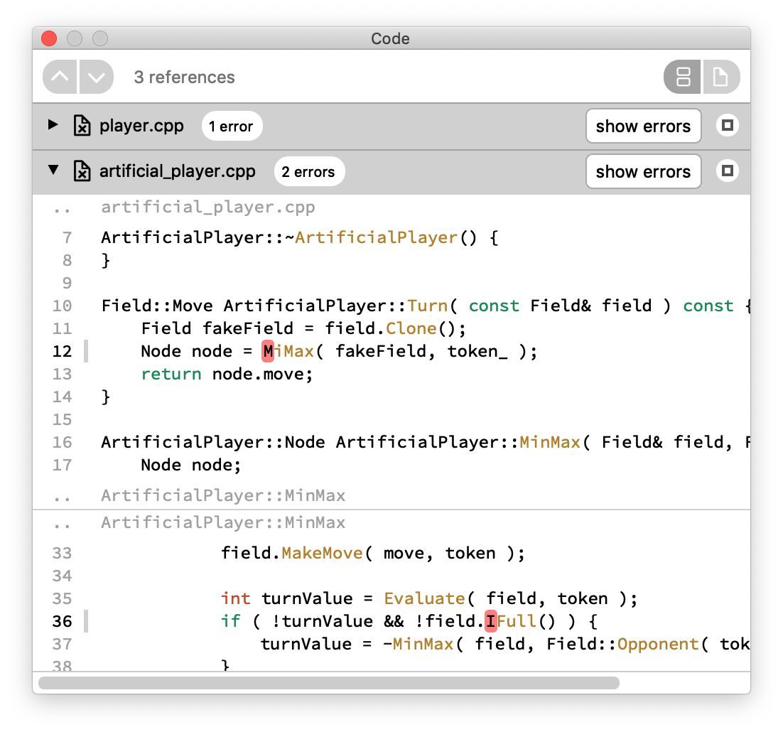 Code View Show Errors "Code View Show Errors"