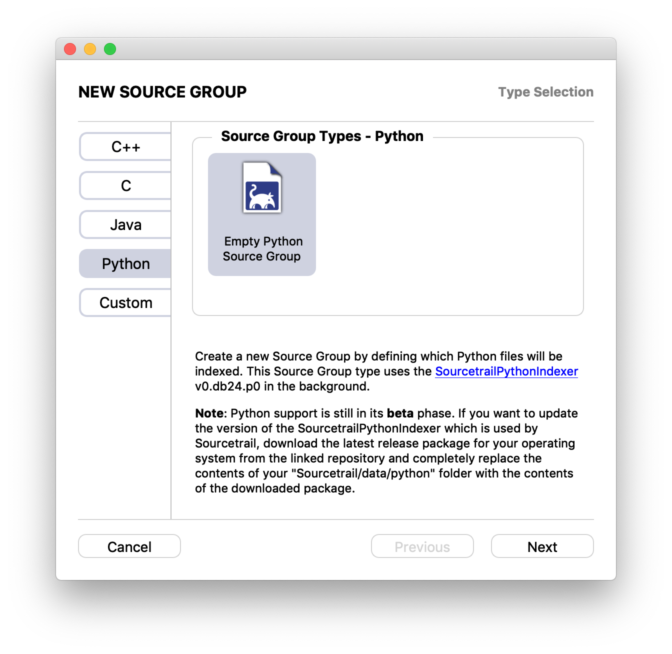 Project Setup Wizard Start Python Empty "Project Setup Wizard Start Python Empty"